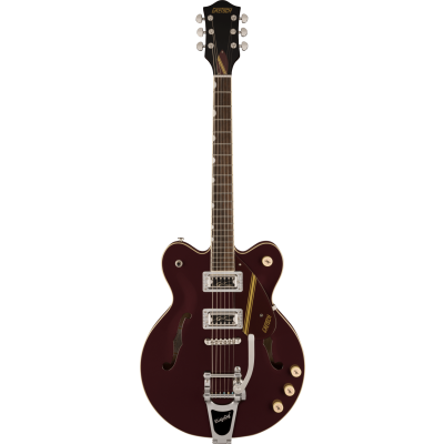 Gretsch G2604T Limited Edition Streamliner™ Rally II Center Block with Bigsby®, Laurel Fingerboard, Two-Tone Oxblood/Walnut Stain