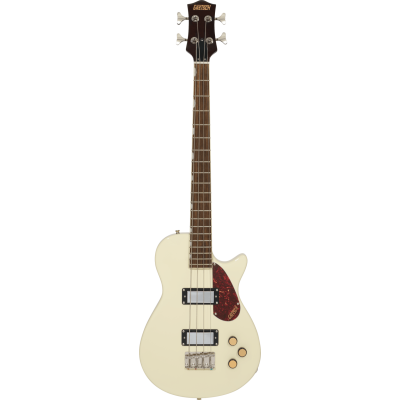 Gretsch Streamliner™ Jet™ Club Bass Single-Cut, Laurel Fingerboard, Vintage White