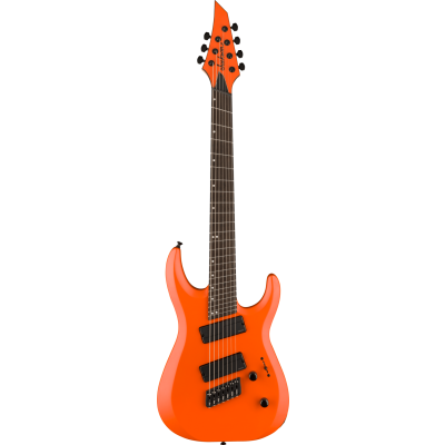 Jackson Pro Plus Series DK Modern HT7 MS, Ebony Fingerboard, Satin Orange Crush