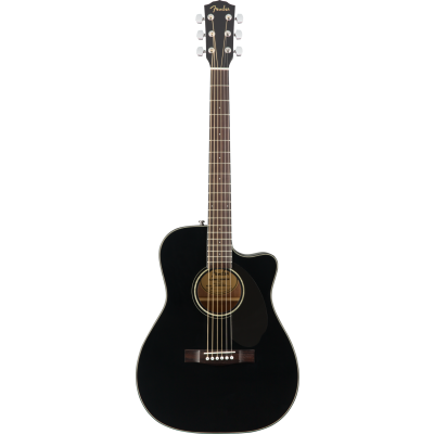 Fender CC-60SCE Concert, Walnut Fingerboard, Black