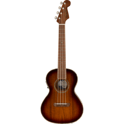 Fender Montecito Tenor Ukulele, Walnut Fingerboard, Shaded Edge Burst