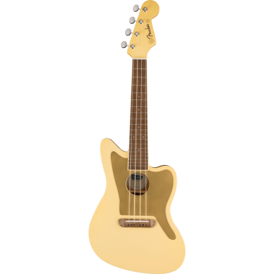 Fender FSR Fullerton Jazzmaster® Uke, Vintage White