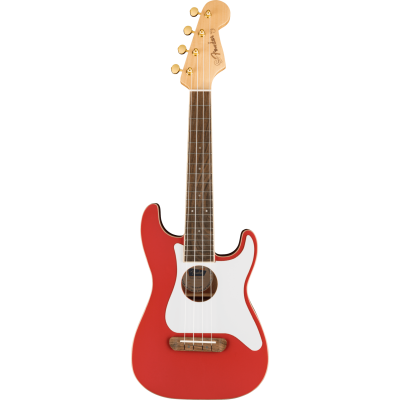 Fender FSR Fullerton Strat® Uke, Fiesta Red