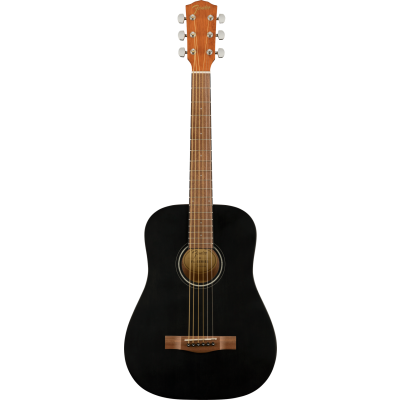 Fender FA-15 3/4 Scale Steel with Gig Bag, Walnut Fingerboard, Black