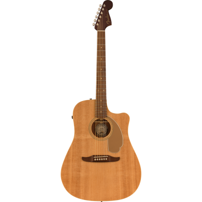 Fender Redondo Player, Walnut Fingerboard, Gold Pickguard, Natural