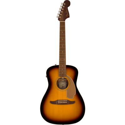 Fender Malibu Player, Walnut Fingerboard, Gold Pickguard, Sunburst