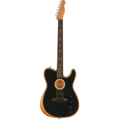 Fender Acoustasonic® Player Telecaster®, Rosewood Fingerboard, Brushed Black