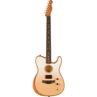 Fender FINNEAS Signature Acoustasonic® Player Telecaster® with Bag, Rosewood Fingerboard, Cappuccino Fade