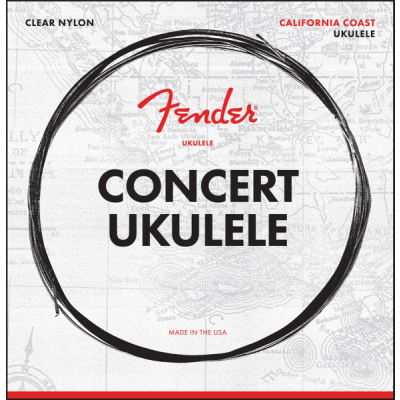 Fender Concert Ukulele Strings, Set of Four