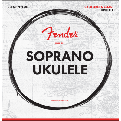 Fender Soprano Ukulele Strings, Set of Four