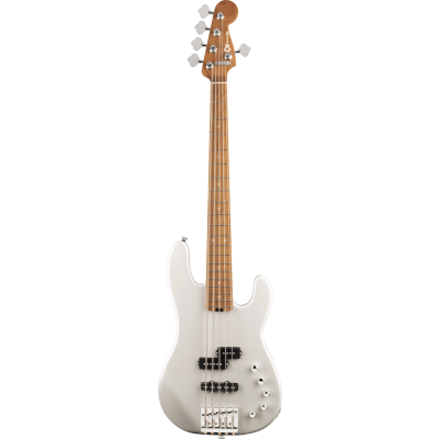 Charvel Pro-Mod San Dimas® Bass PJ V, Caramelized Maple Fingerboard, Platinum Pearl