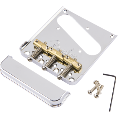 Fender 3-Saddle American Pro Telecaster® Bridge Assembly, Chrome