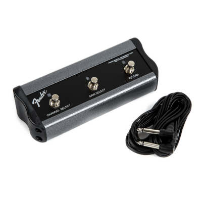 Fender 3-Button Footswitch: Channel /Gain / Reverb with 1/4" Jack