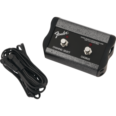 Fender 2-Button Footswitch: Channel / Chorus On/Off with 1/4" Jack