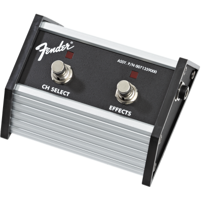 Fender 2-Button Footswitch: Channel Select / Effects On/Off with 1/4" Jack