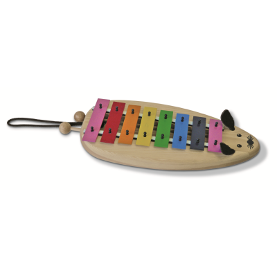 Sonor MG C Kids Glockenspiel, Mama Mouse Design, C-Major scale, c3-c4, Coloured steel Sound Bars, incl. SCH 40 & Song Sheet with coloured notes