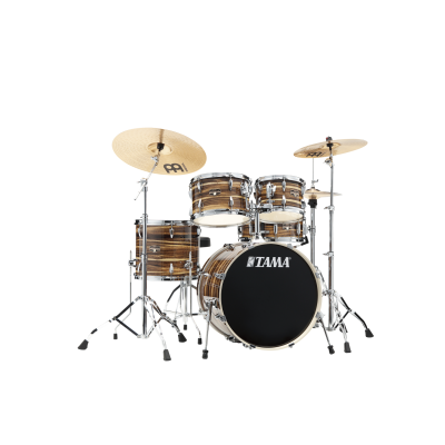 Tama IP50H6W Imperialstar 5-piece complete kit met 20" bass drum COFFEE TEAK WRAP