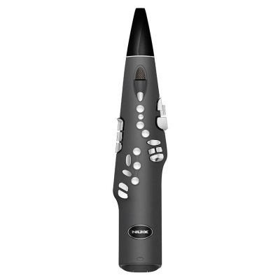 NUX NES-1/BK digital saxophone, Bluetooth, supports trumpet fingering, wireless set incl., 5 watt speaker, black