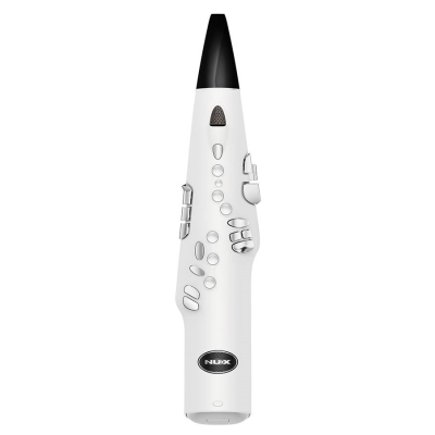 NUX NES-1/WH digital saxophone, Bluetooth, supports trumpet fingering, wireless set incl., 5 watt speaker, white