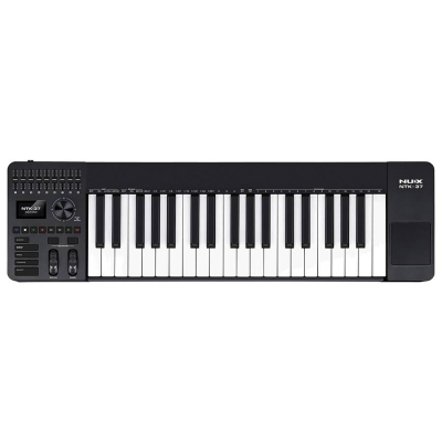 NUX NTK-37 MIDI-keyboardcontroller 37 toetsen, 9 faders, touchpad