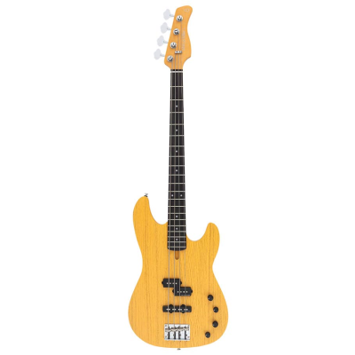 Sire Basses P6 4/BSB mahonie + essen bovenblad 4-snarige actieve basgitaar butterscotch blond