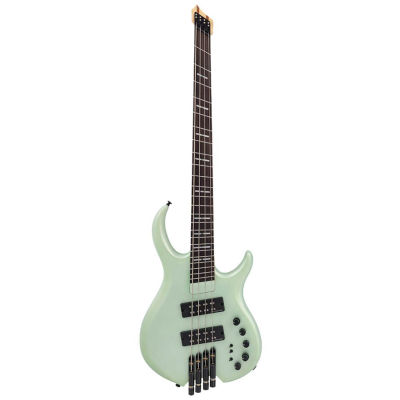 Sire Basses M6H 4/SGMS mahonie 4-snarige actieve basgitaar surf green metallic satijn, met gitaartas