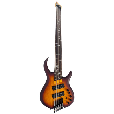 Sire Basses M6H 5/TSS mahonie 5-snarige actieve basgitaar, tabak sunburst satijn, met hoes