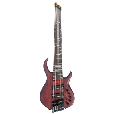 Sire Basses M6H 6/MAS mahonie 6-snarige actieve basgitaar, mahonie satijn, met hoes