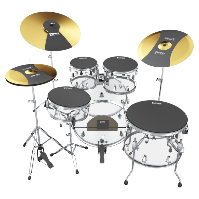 Evans SOSETSTD SoundOff by Full Box Set, Standard