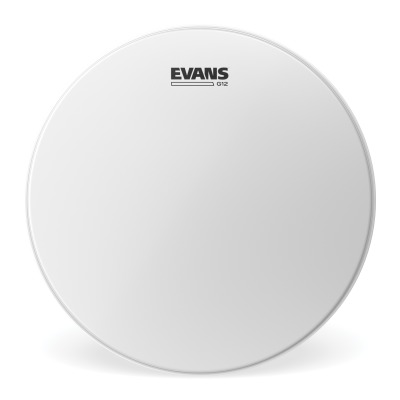 Evans B10G12 G12 Coated White Drum Head, 10 Inch