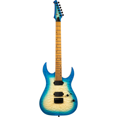Spira Guitars S500QAB Trans Aqua Blue
