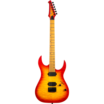 Spira Guitars S500QFB Fireburst