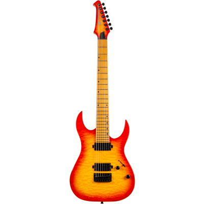 Spira Guitars S507QFB Fireburst