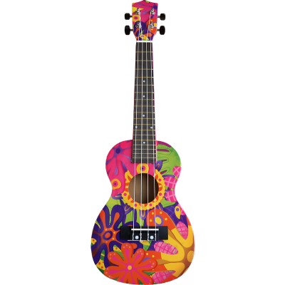 CLX Calista 21 Flower 2 (concert) Ukulele Flowers 2 (concert)