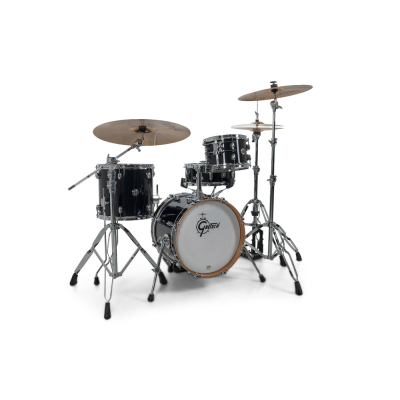 Gretsch Shell set Catalina Club Piano Black 10" x 7" TT / 13" x 12" FT / 16" x 12" BD / 13" x 5" SD