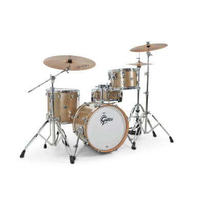 Gretsch Shell set Catalina Club Piano Black 12" x 8" TT / 14" x 14" FT / 18" x 14" BD / 14x5