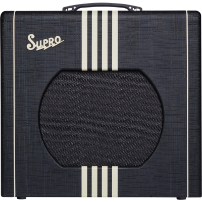 Supro Delta King 12 Black & Cream