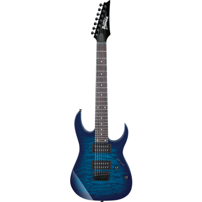 Ibanez GRG7221QA Transparent Blue Burst