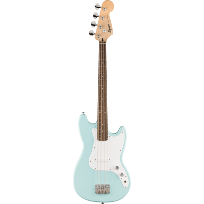 Squier Squier Sonic® Bronco™ Bass, Laurel Fingerboard, White Pickguard, Daphne Blue