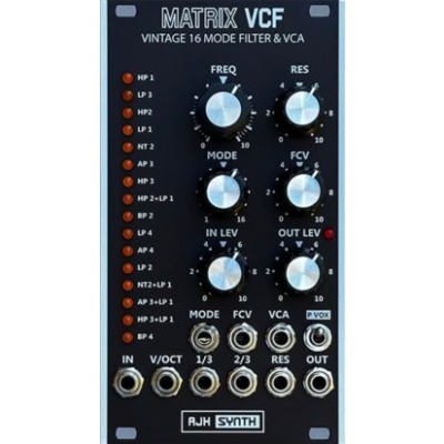 AJH Synth Matrix VCF & VCA (Black)