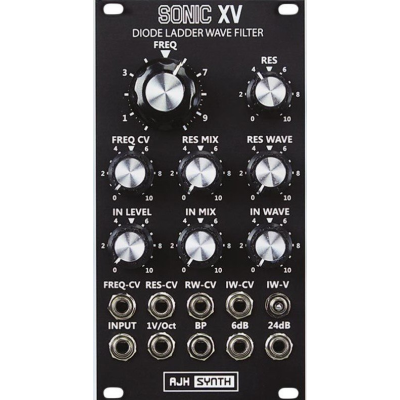 AJH Synth Sonic XV Diode Ladder Filter (Black)