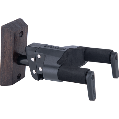 Hercules HCGSP-38WBW+ Gitaarhanger, AGS, voor wandmontage, houten basis, bruin