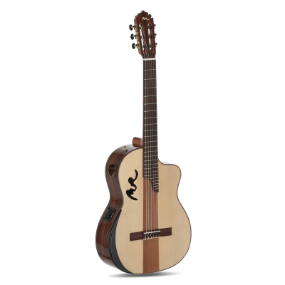 Manuel Rodriguez Elektro-akoestisch Café Cortado Cutaway Santos Rosewood gloss