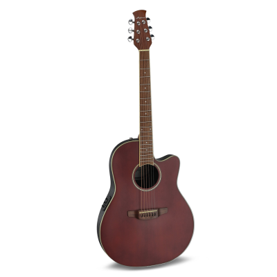 Applause AB24-2S Elektro-akoestische gitaar Mid Cutaway Ruby Red Satin