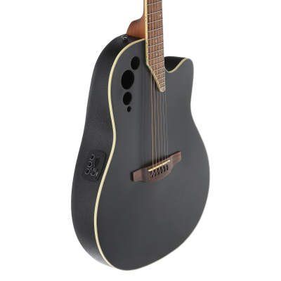 Applause AE44-5S Elektro-akoestische gitaar  Mid Cutaway Black Satin