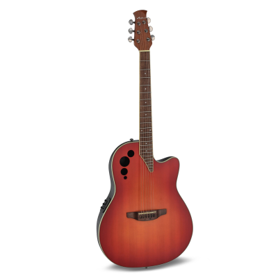 Applause AE48-1I Elektro-akoestische gitaar Super Shallow Honeyburst Satin