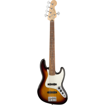 Fender Player Jazz Bass V PF 3T SUnburst bas - Basgitaar