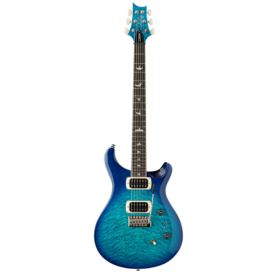 Paul Reed Smith SE Custom 24-08 Quilt Electric Guitar, Lake Blue