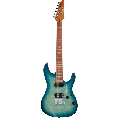 Ibanez AZ24S1F Transparent Turquoise Burst