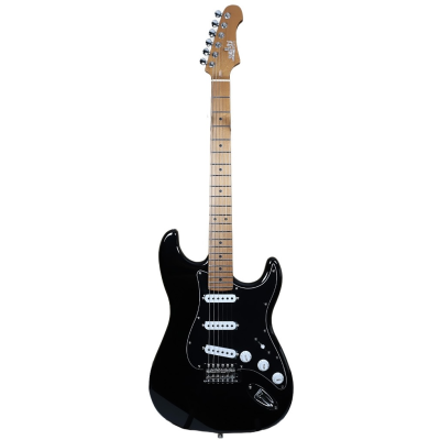 Jet Guitars JS 300 Black White Limited